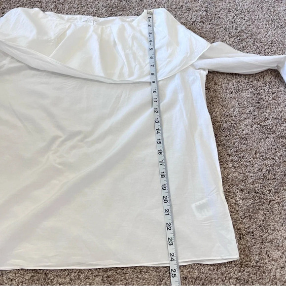 Cos Women’s Ruffle Detail Cotton Silk Blend Blouse - Picture 8 of 9